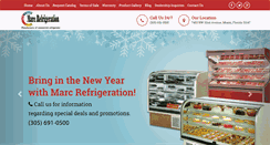 Desktop Screenshot of marcrefrigeration.com